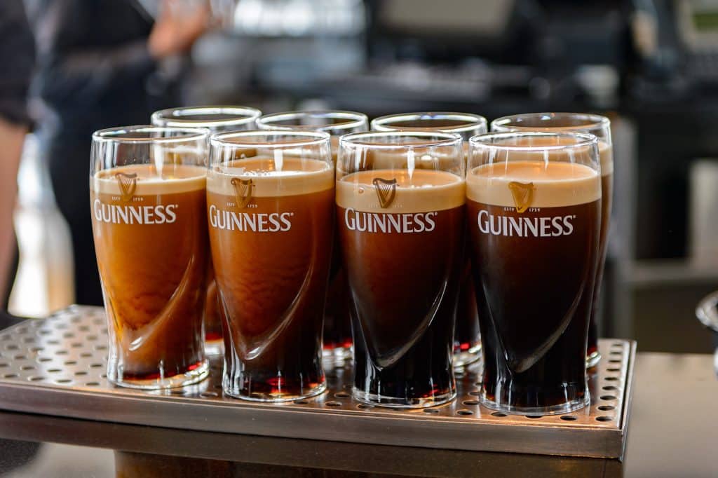 pintes de guinness