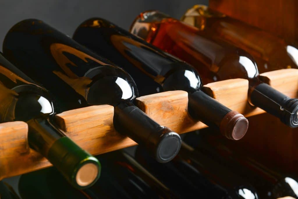 bouteilles de vin