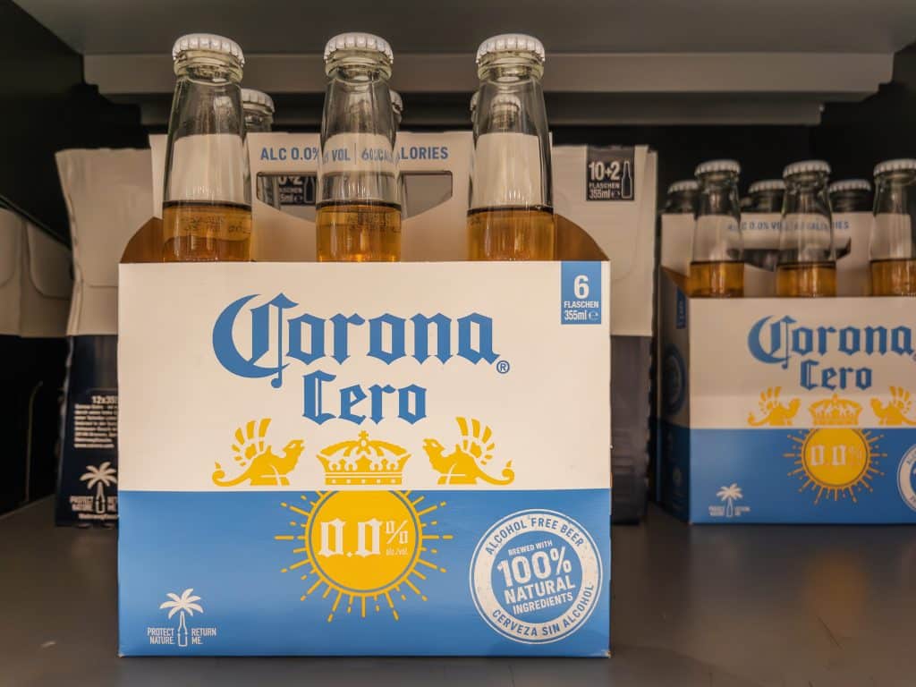 non alcoholic corona cero beer pack