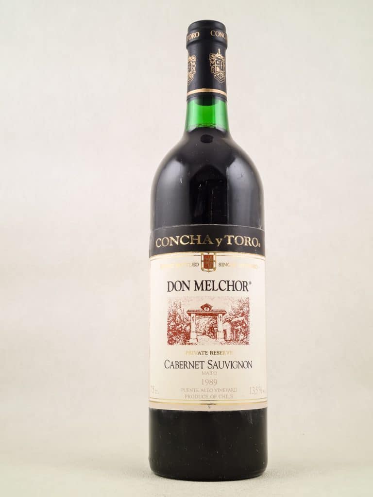 concha y toro don melchor 1989