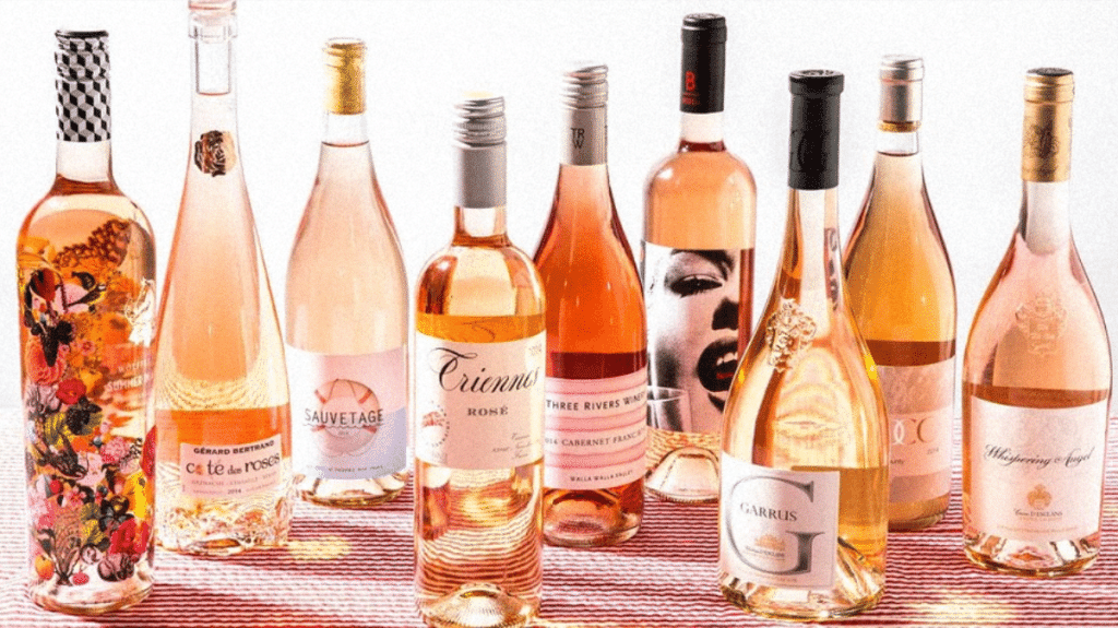vin rose monde