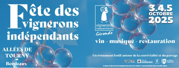 Fête des Vignerons Indépendants 2025 aux Allées de Tourny à Bordeaux