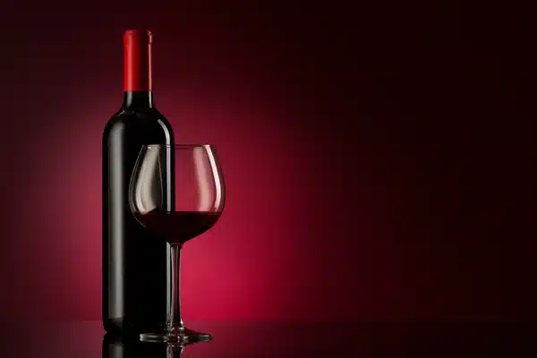 depositphotos 5701701 stock photo bottle with red wine and